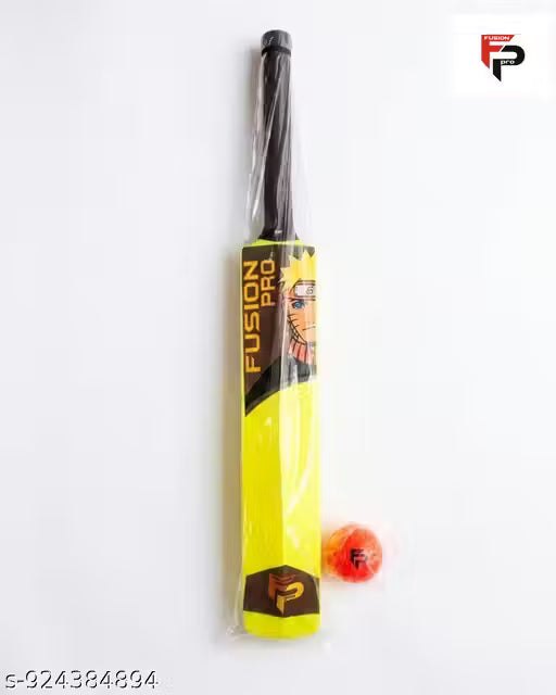 Heavy Duty Plastic Cricket Bat, Size-6 Premium Bat With Free Wind Ball