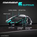 RPM Euro Games Gaming Mouse Wireless | Rechargeable With 500 mAh Battery | Upto 3200 DPI