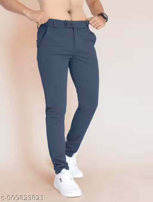 Men Trousers Stylish Trousers | Soft Lycra Blend Trousers | Mens & Boys Trousers | Casual Wear Trousers