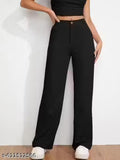 Women's straight fit trousers