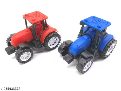 JVTS (PACK OF : 2 ) MULTICOLOR Tractor Toy for Kids Roleplay Construction Toys for Boys