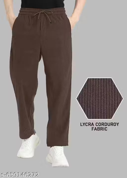 FREIND ZON Track Pants For Men || Jogger Pant For Men || Steet Feel || Boys Track Pants || Coffee, Black, || Fully Stretchable || Pack Of 1