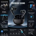 Hook Wireless TWS Bluetooth Ear buds | High-Quality Sound | Long Battery Life | Touch Control Ear buds | Comfortable Fit