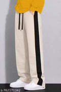Mens Loose Fit Solid Stretchable track Trouser