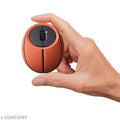 Portronics ToadPlay Basketball Mini Wireless Bluetooth Mouse with Dual Wireless Connectivity (BT + 2.4 GHz), Rechargeable Battery, Multi-Device Pair, Adjust Sensitivity (Brown)
