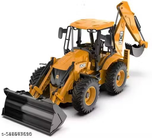 JCB Construction Truck Toy – 2-in-1 Excavator and Shovel Vehicle Made with Durable Eco-Friendly ABS Plastic – Safe Heavy Duty Play Truck for Kids