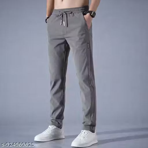 Kamal Garments Budget NS Lycra Track Pants (Pack of 1, Darkgrey)