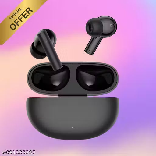 Buds Air 6 Wireless TWS Bluetooth Ear buds | High-Quality Sound | Long Battery Life | Touch Control Ear buds | Comfortable Fit