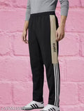 Sparkplug men track pant regular fit track pant (black and brown)