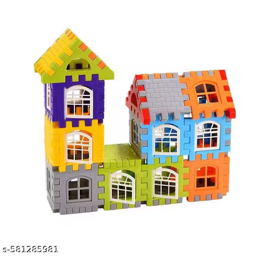HAPPY HOUSE UNLOCK YOUR IMAGINATION 52 PIECES PACK ( 40 PCS + 12 WINDOWS