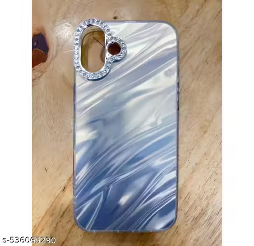 Back case Compatible with iPhone 16 Camera Lens Protection Glitter Shockproof Protective Back Case Cover for Girls and women