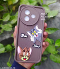 VIVO Y39 5G in Tom & Jerry 3D Cartoon Back Cover For VIVO Y39 5G - Brown