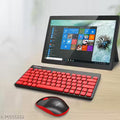 Portronics Key2-A Combo of Multimedia Wireless Keyboard & Mouse, Compact Light-Weight for PCs, Laptops and Smart TV, Black