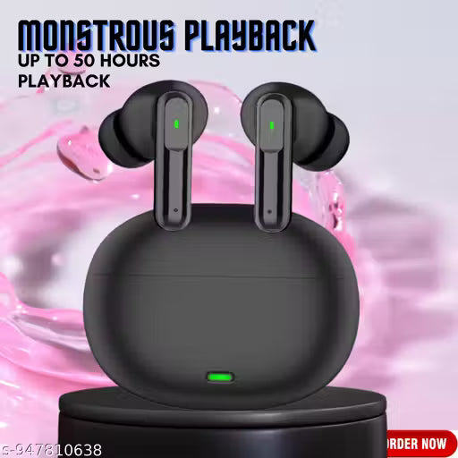 Meesho Top seling Buds airpodds Copy buds music time 43hrs True Wireless In-Ear Buds Bluetooth (Blue, True Wireless)