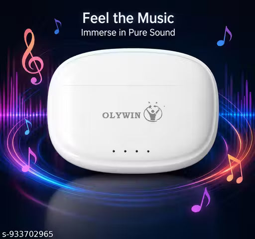 Wireless Bluetooth Earbuds with Charging Case | Deep Bass Sound | Touch Control | HD Calling | Stylish TWS Earbuds
