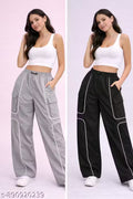 Women Cargo Pants Wide Leg Pants WomenKorean Style Pants Women Streetwear Cargo Pants Aesthetic Baggy Pants Gen Z Fashion TrousersMulti Pocket Pants