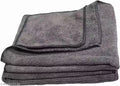 NK Microfiber Cloth - 4 pcs - 40x40 cms - 280 GSM MIX- Thick Lint & Streak-Free Multipurpose Cloths - Automotive Microfiber Towels for Car Bike Cleaning Polishing Washing (40X40, Pack of 4) grey