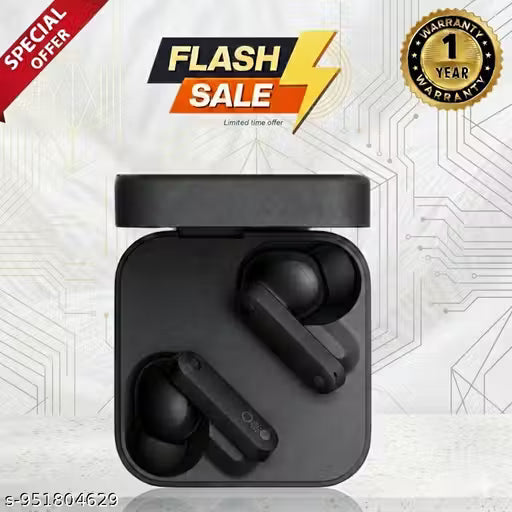 Wireless TWS Bluetooth Ear buds (black) | High-Quality Sound | Long Battery Life | Touch Control Ear buds | Comfortable Fit