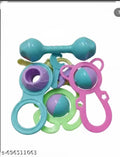 The M&H Collection TOYS Bring Cute Rettle Drum Baby Musical and Assorted Colour/Non-Toxic Toy for 1 Year Baby
