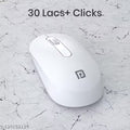 Portronics Toad 13 2.4 GHz Wireless Optical Mouse with USB Nano Receiver, 1200 DPI Resolution Optical Sensor(White)