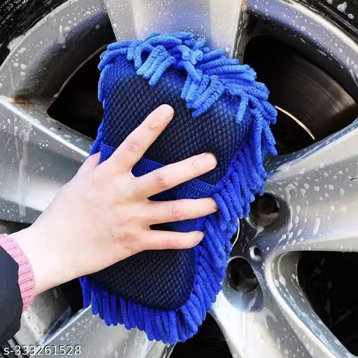 Microfiber Car Cleaning Brush Ideal as Mop Duster, Washing Brush with Long Handle, Dust Cleaner Car Wash Brush with Handle