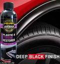 Amwax plastic and trim restorer/multipupose polish / shiner for car plastic parts ,dashboard polish. scooty black parts,car dashboard , tyre polish 200 ml