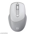 Portronics Toad 7 Wireless Mouse, Bluetooth 5.3V & 2.4 GHz Wireless, Adjust Sensitivity Upto 3200 DPI, Rechargeable Built in Battery(White)