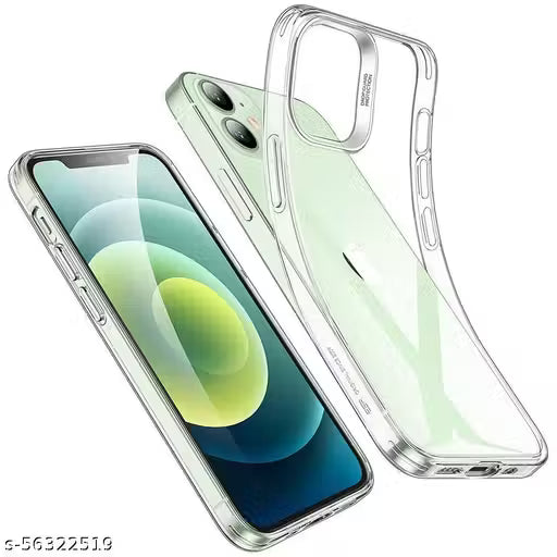 Sars Soft Silicon Protective Flixible TPU Back Case Cover for Apple iPhone 12 Mini - Transparent