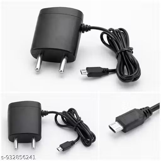Universal V8 Charger for Keypad & Jio Phones | Micro USB Type-B Fast Charging Adapter for Basic Mobile Phones