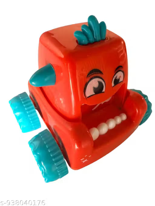 Monster Car Toy for Kids - Friction Powered Push and Go Small Truck - Safe Non-Toxic - Best for Boys and Girls