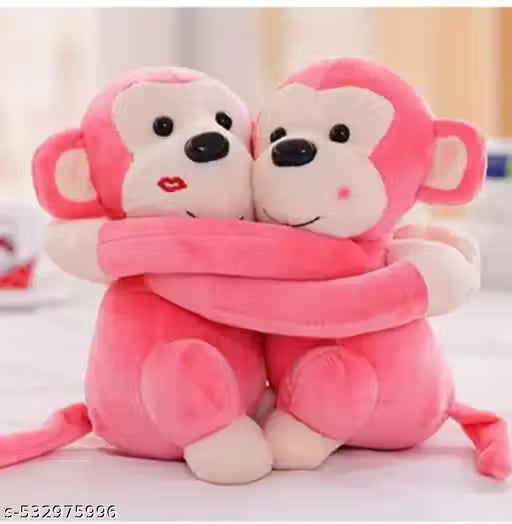 Soft toys in low budget Monkeys