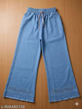 #LADIES COTTON JEANS #STONE DESIGN JEANS FOR WOMENS