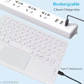 White Bluetooth Keyboard for Laptop and Desktop
