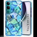 Back Cover Case Compatible with Vivo Y300 for Girls (Dual Design Glitter Sparkle and Detachable Diamond Print Case | Soft and Flexible)