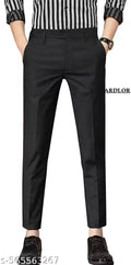 ARDLOR Formal Pant For Mens Black Trouser For Men's| Formal Trouser for Men | Casual Trouser for Men | Trouser | Pant