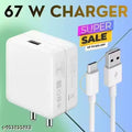 67 Watt Mobile Charger, 67 Watt Fast Charger; 3A Super Fast Mobile Charger, 67 Watt Powerr Adapter, Compatible with Supervooc, VOOC,
