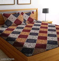 Choco Pure Cotton Feel King Size 90x100 With King Size Pillow Covers 18x28