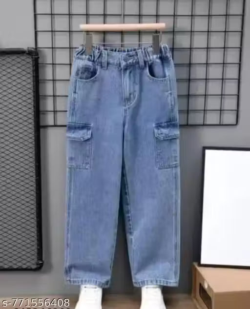 KIds Cargo Jeans for girls and