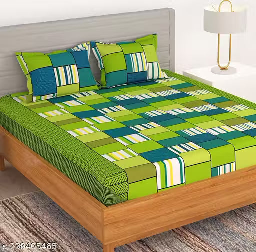 RD double bedsheet (90*90) size with 2 pillow covers