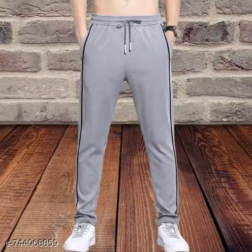 SOLID COTTON BLEND PYJAMAS FOR MEN