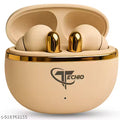 TECHIO Nirvana Ion TWS Earbuds with Noise Cancellation, Deep Bass, Low Latency, Touch Control, Long Battery Life
