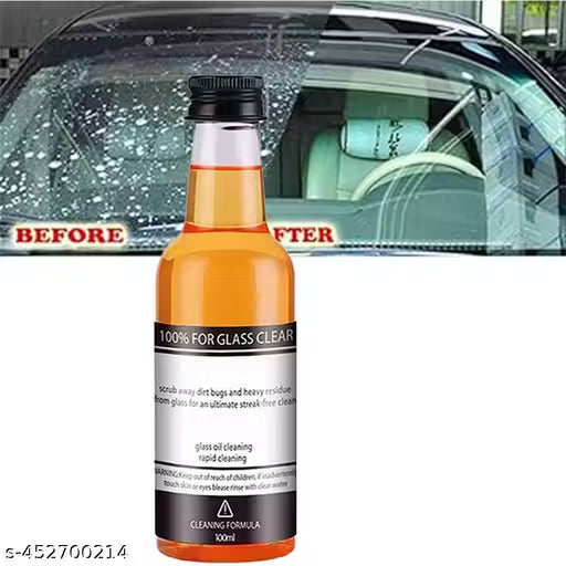 Powerful Windshield Cleaner & Oil Film Remover for Both Home and Car Use 100ml