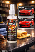 Car & Bike Polish Spray 100ml | Instant Shine Liquid | Scratch Remover | Dashboard & Plastic Restorer