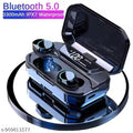 M19 Wireless Earbuds TWS 5.1 Large Screen Dual LED Digital Display Touch Bluetooth Headphones Mini Compact Portable Sports Waterproof Stereo In Ear Earphones