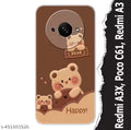 Back Cover of Redmi A3X, Redmi A3 back cover, Printed Back Cover of Redmi A3X, Mobile Cover Of Poco C61, Professional Protection