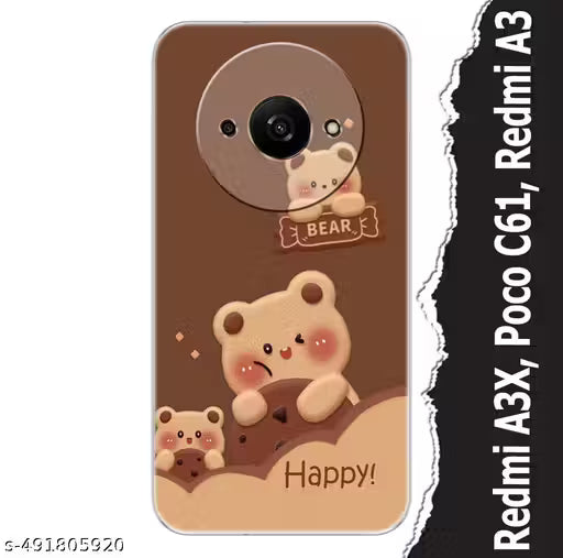 Back Cover of Redmi A3X, Redmi A3 back cover, Printed Back Cover of Redmi A3X, Mobile Cover Of Poco C61, Professional Protection