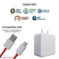 Ztrix 120W Super Fast Charger with Type-C Cable | Flash Charging Adapter | Multi Fast Charging Support (VOOC, Warp, Dash, QC 3.0) | USB Wall Charger for Android Smartphones