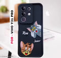 Kiaan Shop Ladies Back Cover for Vivo Y31 Pro Girls/Cute Tom & Jerry silicon Finish Case/Soft TPU/Safety Fancy Case Vivo Y31 Pro