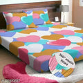 King Size 200 TC Cotton Elastic Fitted Bedsheet