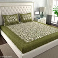 100% Pure Cotton Jaipuri Printed Double Bedsheet With 2 Pillow Covers And Single Bedsheet With 1 Pillow Cover